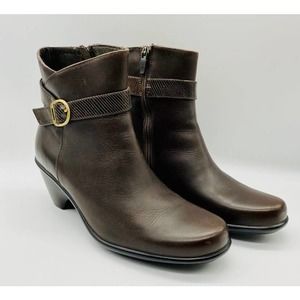 Dansko Ryan Brown Leather Ankle Boots EU Size 40